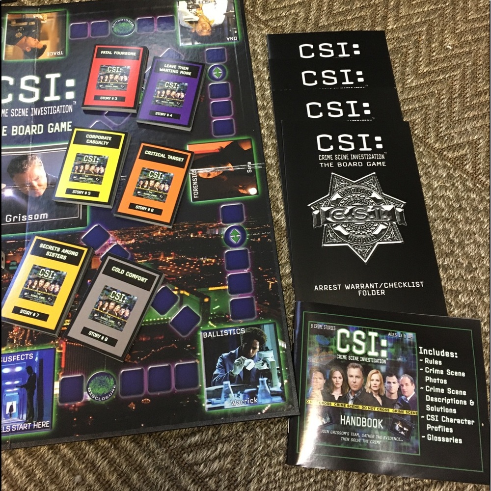 CSI,Crime Scene Investigation, Board Game,Complete - Picture 7 of 8